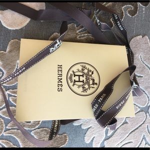 Receipt card and ribbon.